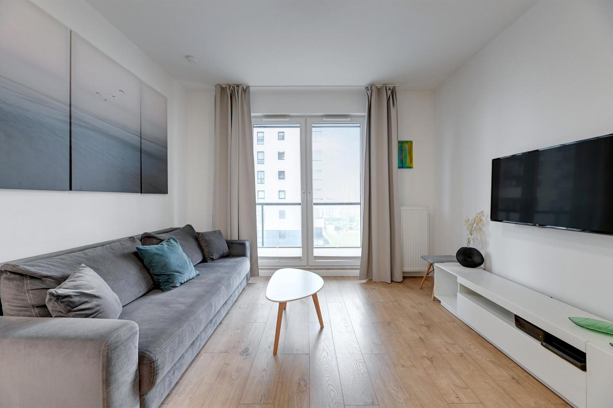 Apartament Nadmorskie Spektrum & Parking Danzig Exterior foto